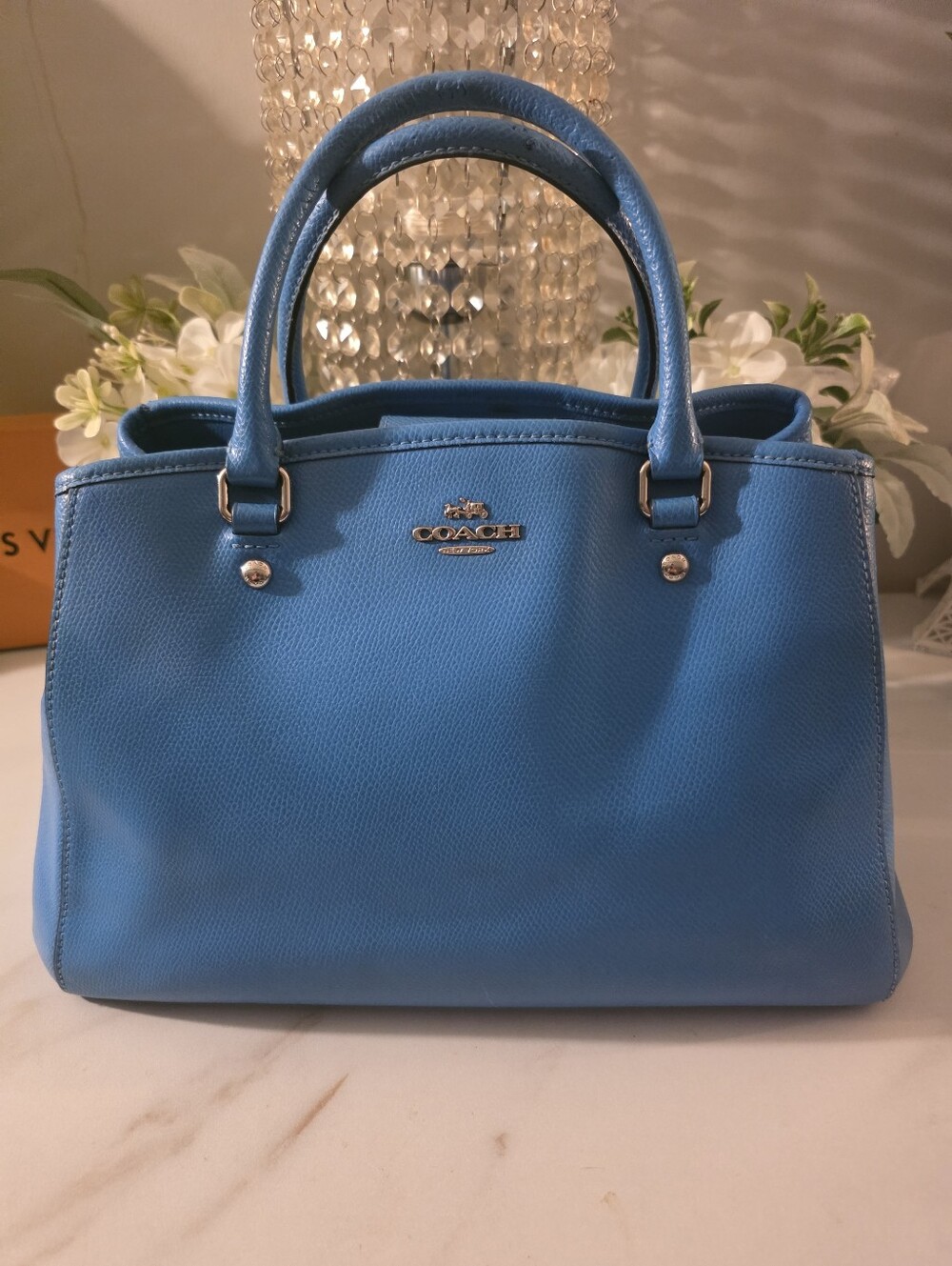 Coach Blue Satchel